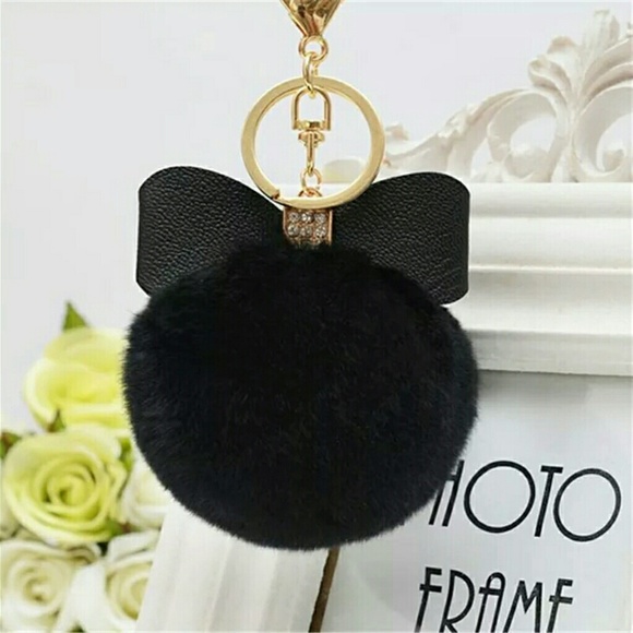 NWT POM POM W/KEYCHAIN  8 COLORS - Picture 5 of 7